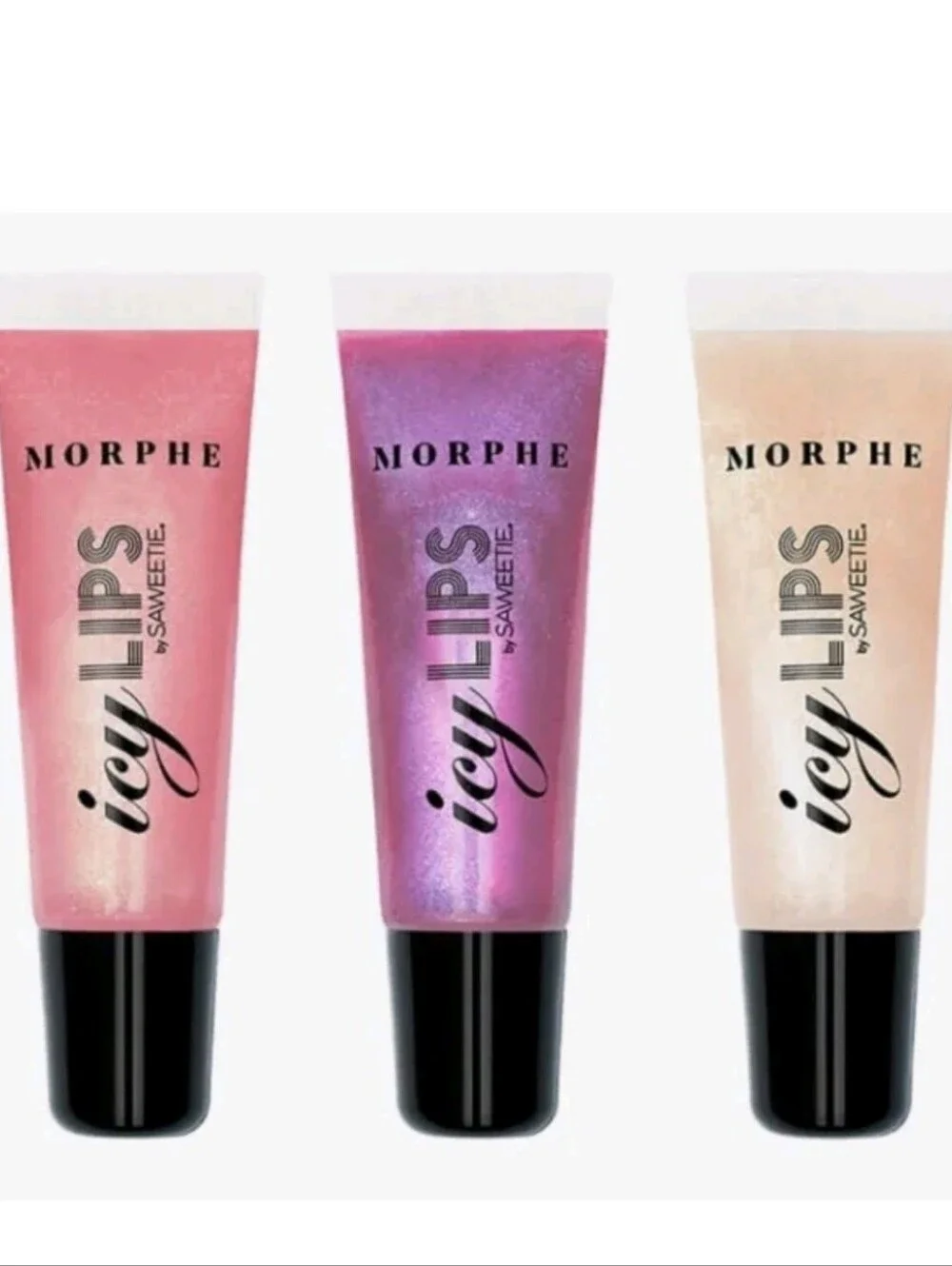 Morphe By Saweetie Icy Lips Platinum Trio